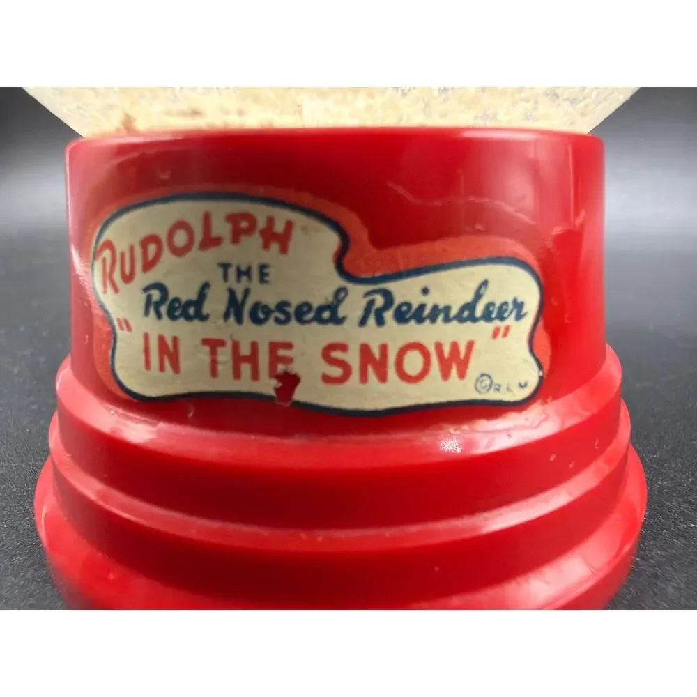 Thomas Kinkade Stonehearth Hutch 1999 Mini Snow Globe Christmas Ornament 3”